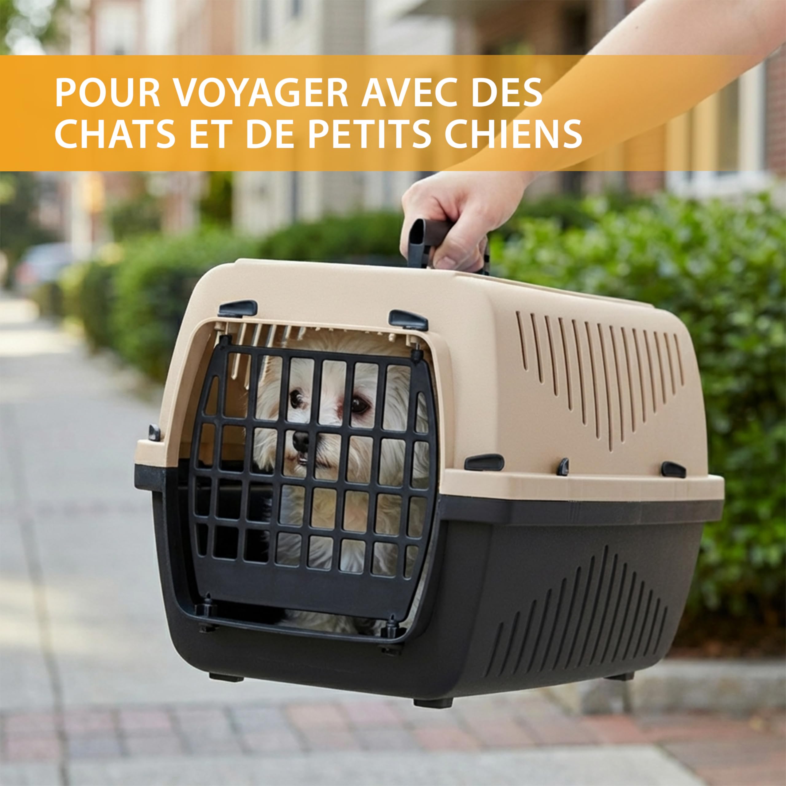 ferplast-skipper-1-caisse-de-transport-chat-et-petit-chien-5-kg-48x32x31-cm-beig image 4