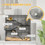 pawhut-cage-hamster-4-tages-fond-verre-tremp-31x19x31-5-pouces-noire image 6