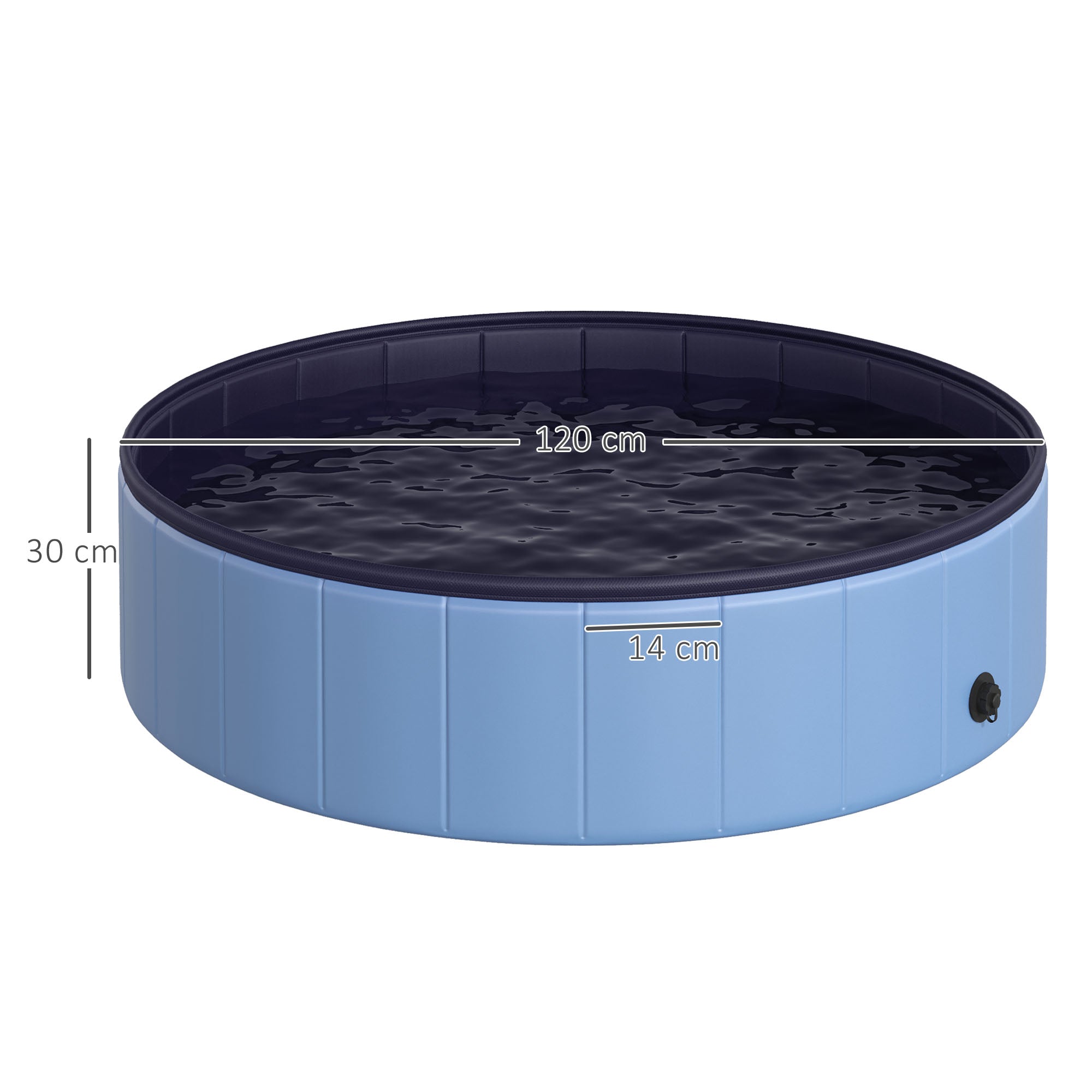 pawhut-piscine-pliable-pour-chien-antid-rapante-120-x-30-cm-bleue image 5
