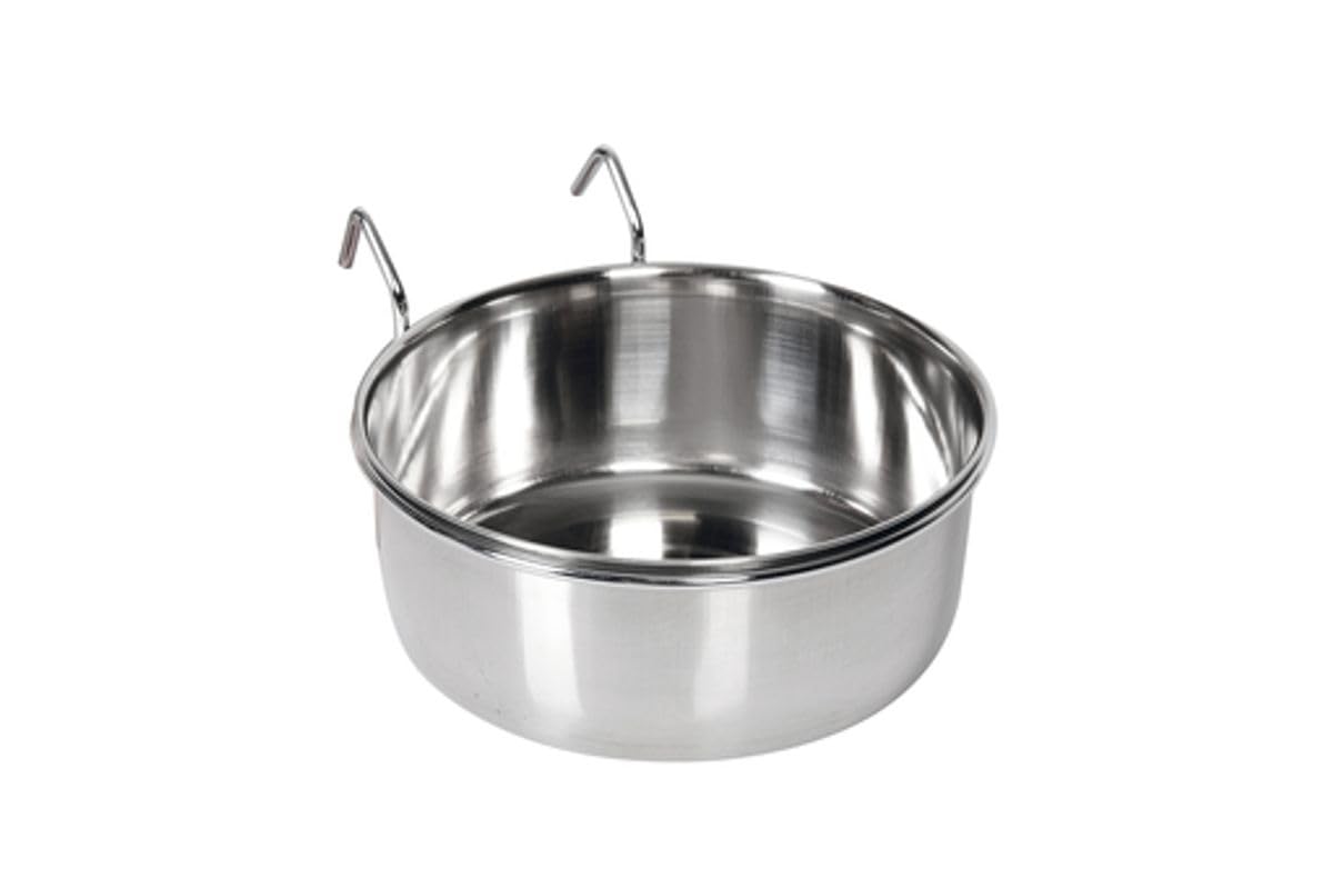 karlie-fegro-mangeoire-inox-pour-rongeur-avec-crochet-turquoise-bleu image 1