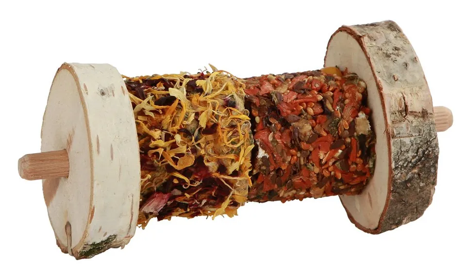 kerbl-pet-native-snacks-rouleau-sur-pic-en-bois-11-x-6-cm-100-g image 1