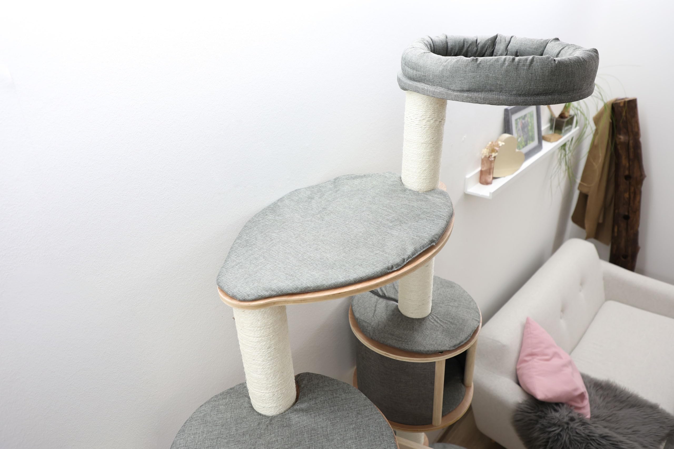 kerbl-dolomit-tofana-arbre-chat-mural-xl-gris-168-x-75-cm image 2