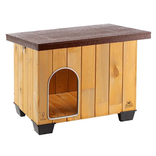 ferplast-baita-niche-chien-ext-rieur-bois-fsc-m-67-x-53-x-56-cm-avec-toit-ouvran image 1
