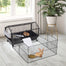 pawhut-cage-pliante-35-pour-petit-animal-avec-rampes-et-accessoires image 2