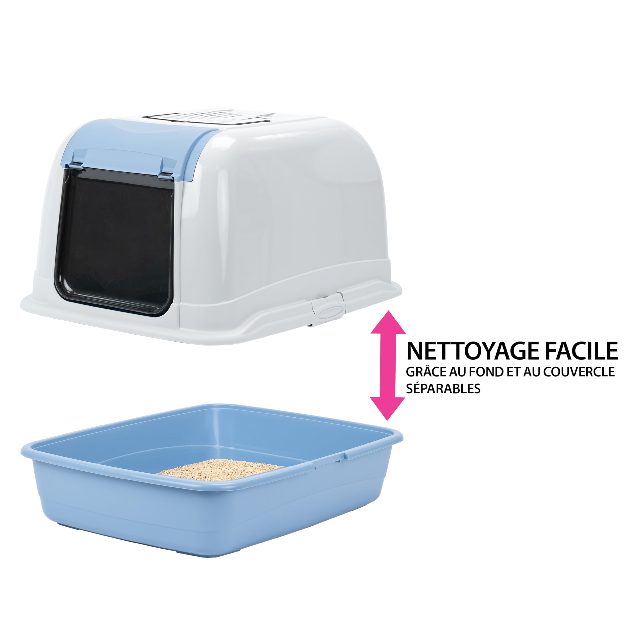 ferplast-maxi-bellacabrio-maison-de-toilette-ferm-e-pour-grand-chat-avec-filtre- image 4