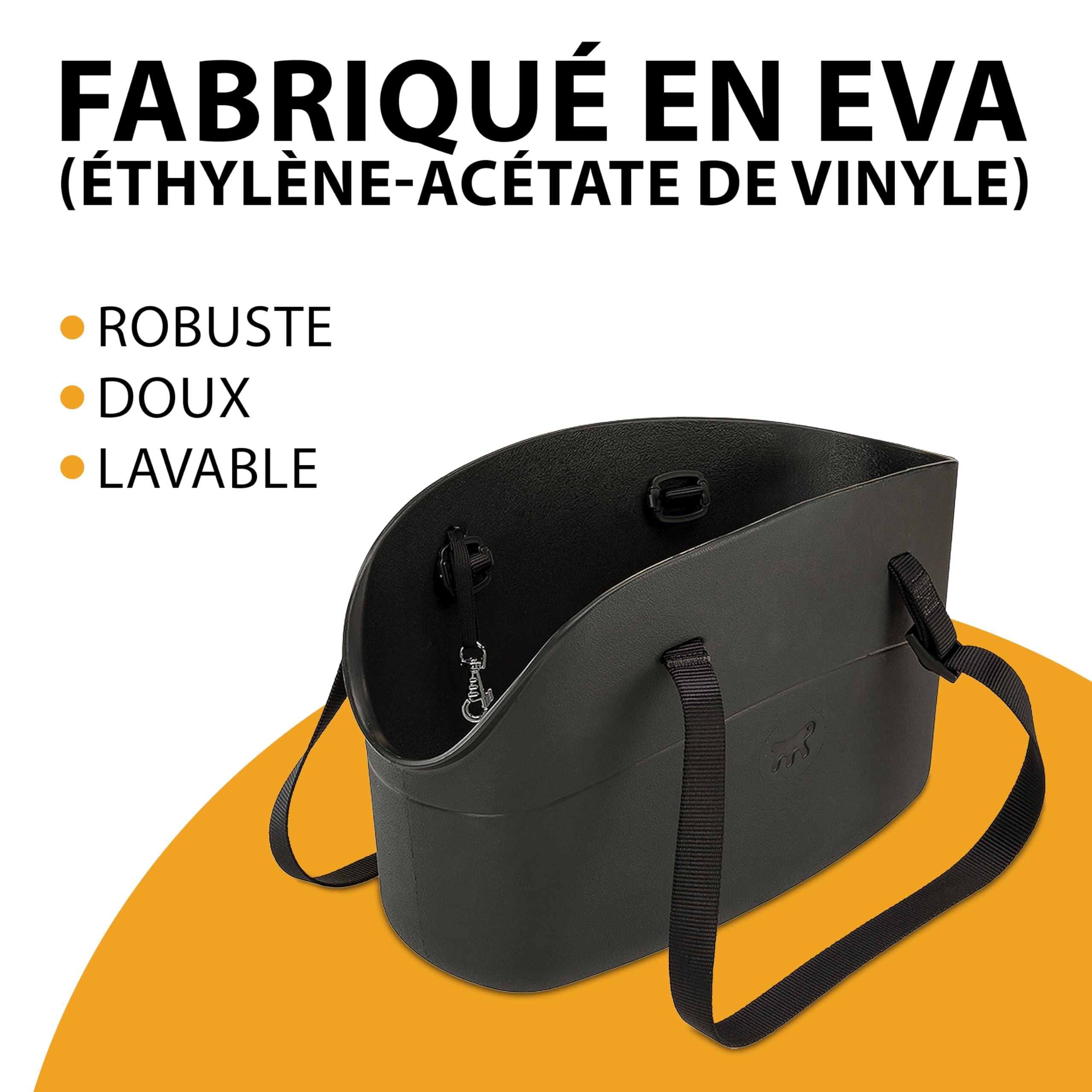 ferplast-with-me-sac-de-transport-chien-chat-jusqu-8-kg-43-5-x-21-5-x-27-cm-noir image 4