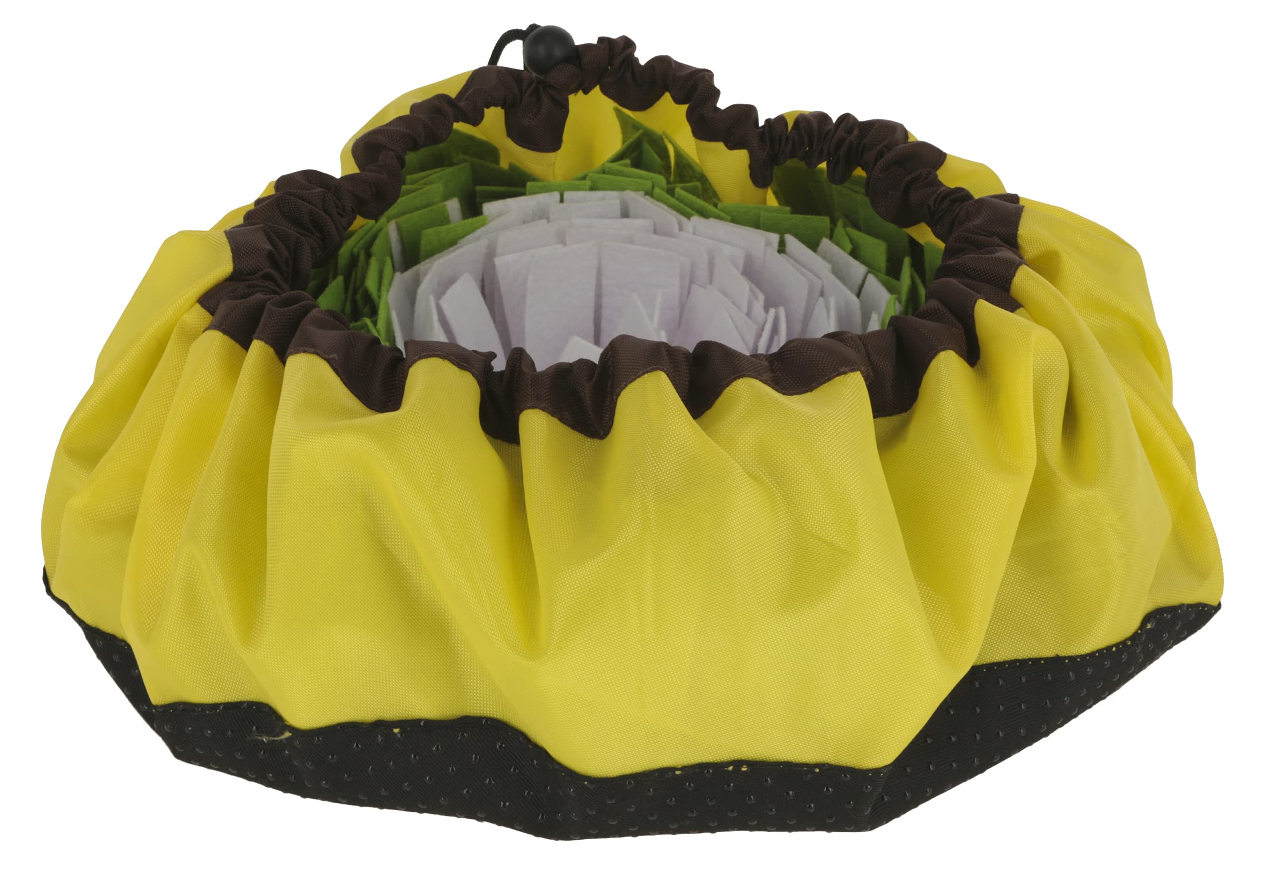 kerbl-tapis-renifler-bowl-2-en-1-jaune-vert-blanc-60cm image 5