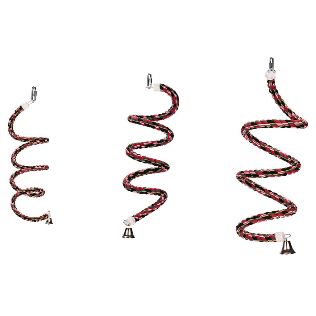 karlie-spirale-en-coton-jouet-perchoir-oiseau-31-cm-avec-clochette image 2