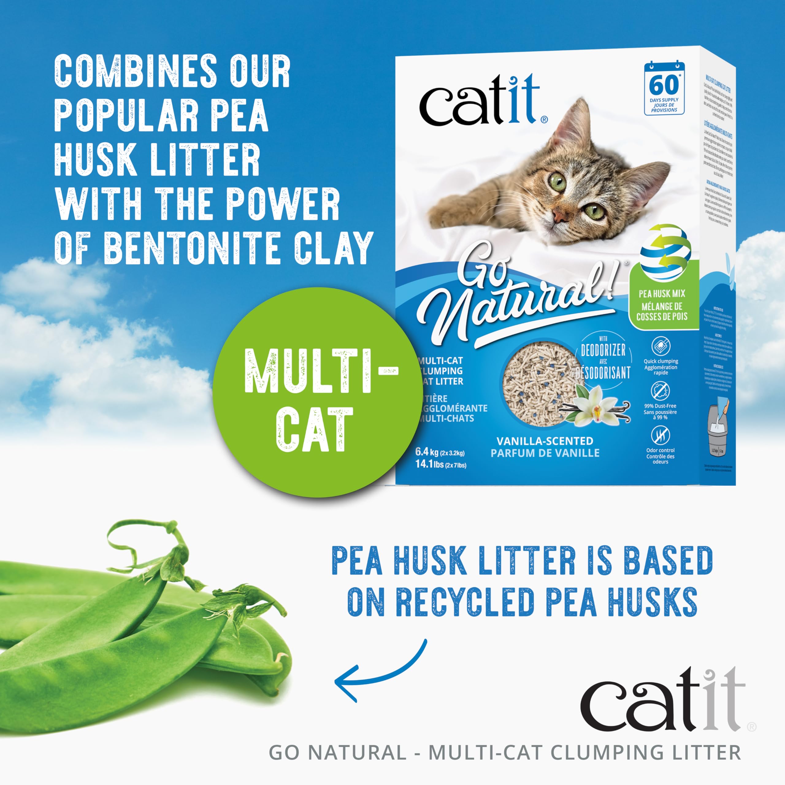 catit-go-natural-liti-re-agglom-rante-naturelle-pour-chats-multiples image 2