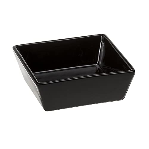 ferplast-altair-14-bol-en-c-ramique-pour-chat-et-chien-0-5-l-noir-14-x-14-x-5-cm image 3