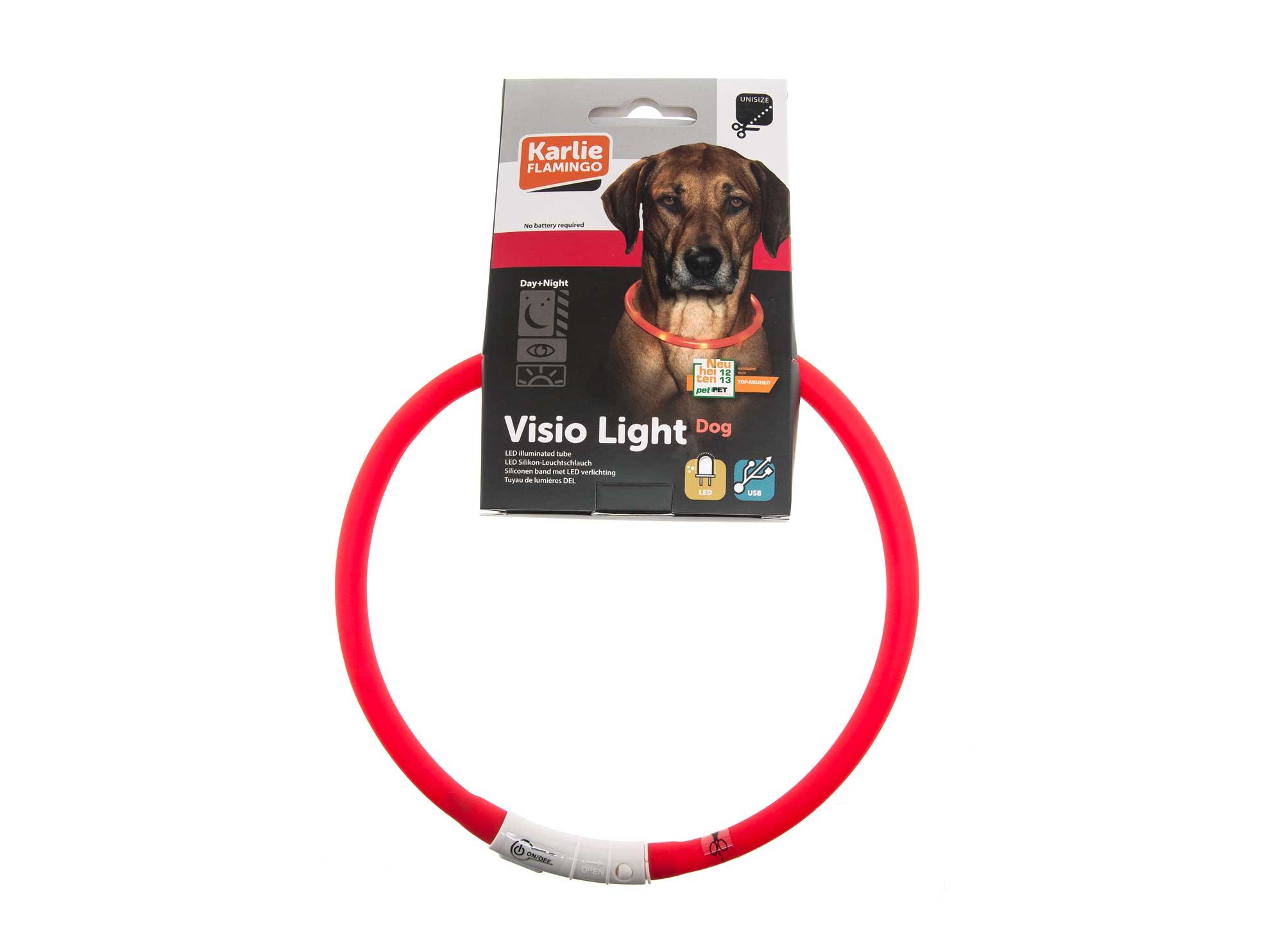 karlie-visio-light-collier-lumineux-led-pour-chien-70-cm-rouge image 2