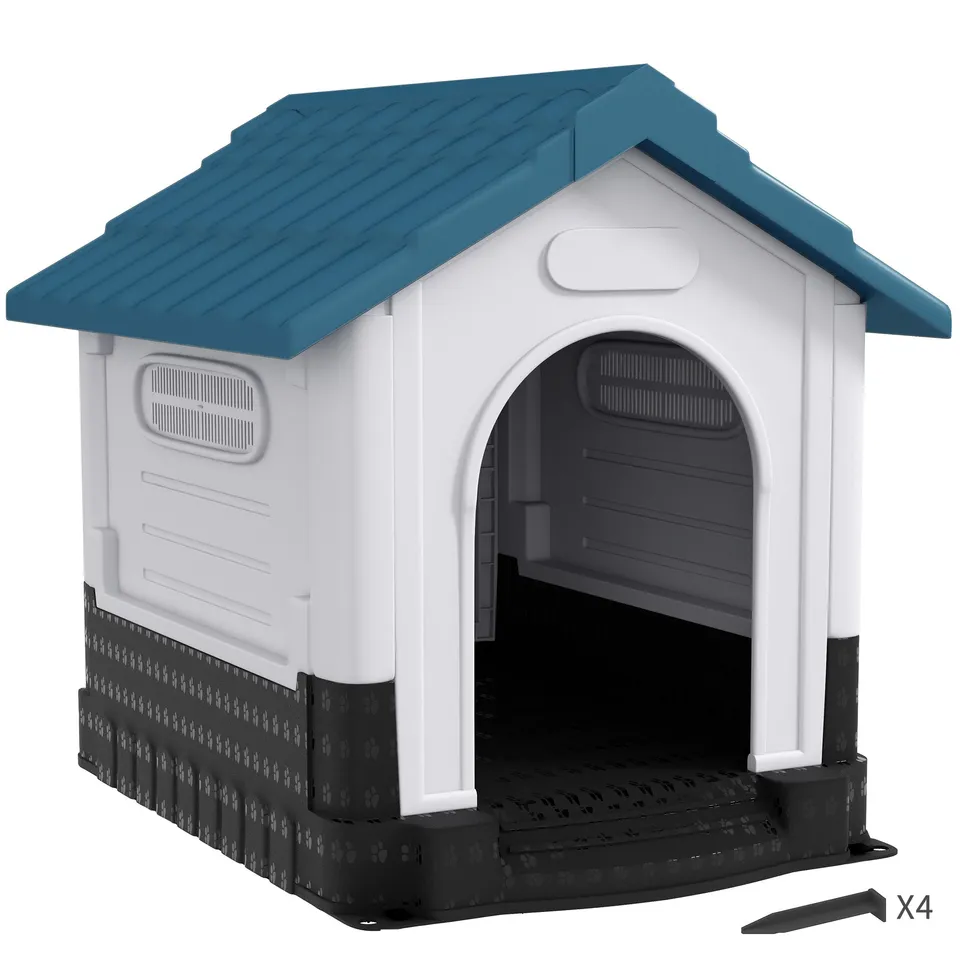 pawhut-coolbreeze-niche-chien-tanche-moyens-et-grands-chiens-101-x-88-x-99-cm-bl image 1