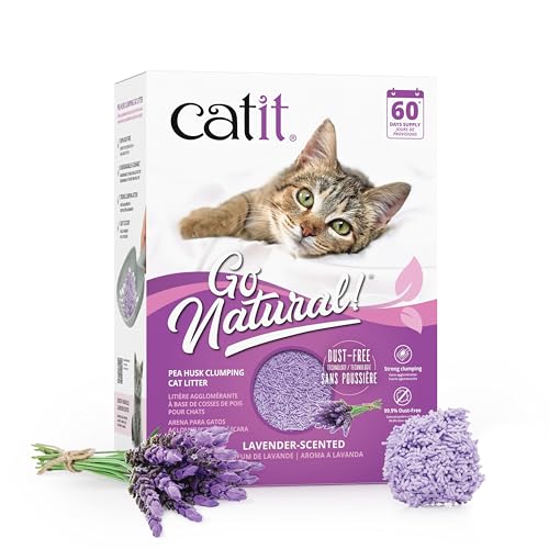 catit-go-natural-liti-re-agglom-rante-cosse-de-pois-parfum-lavande-7-kg-pour-cha image 6