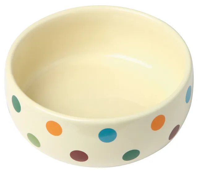 kerbl-82672-gamelle-c-ramique-dots-300-ml-pour-chien-lot-de-2 image 1