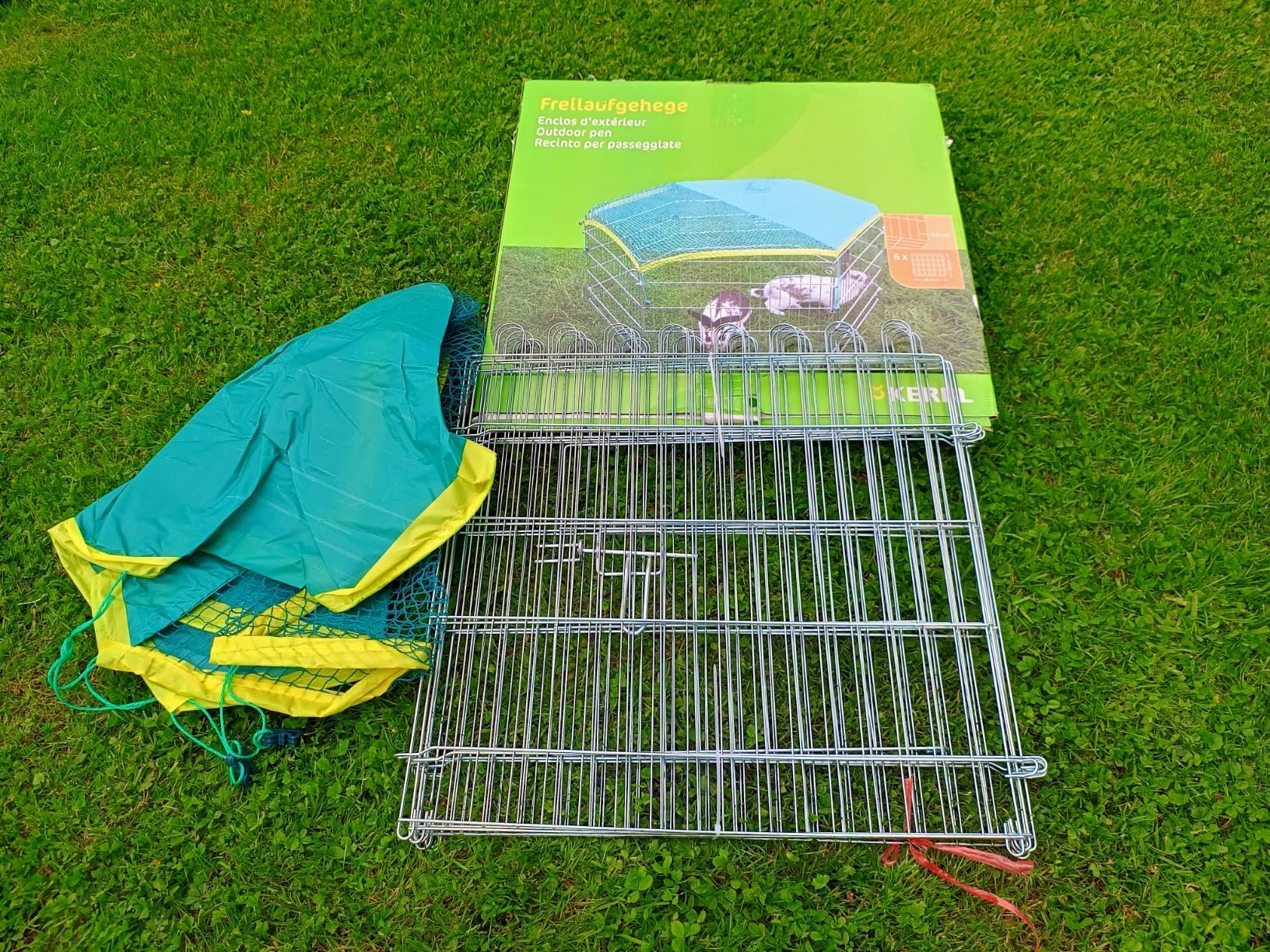 Super enclos pour l'herbe