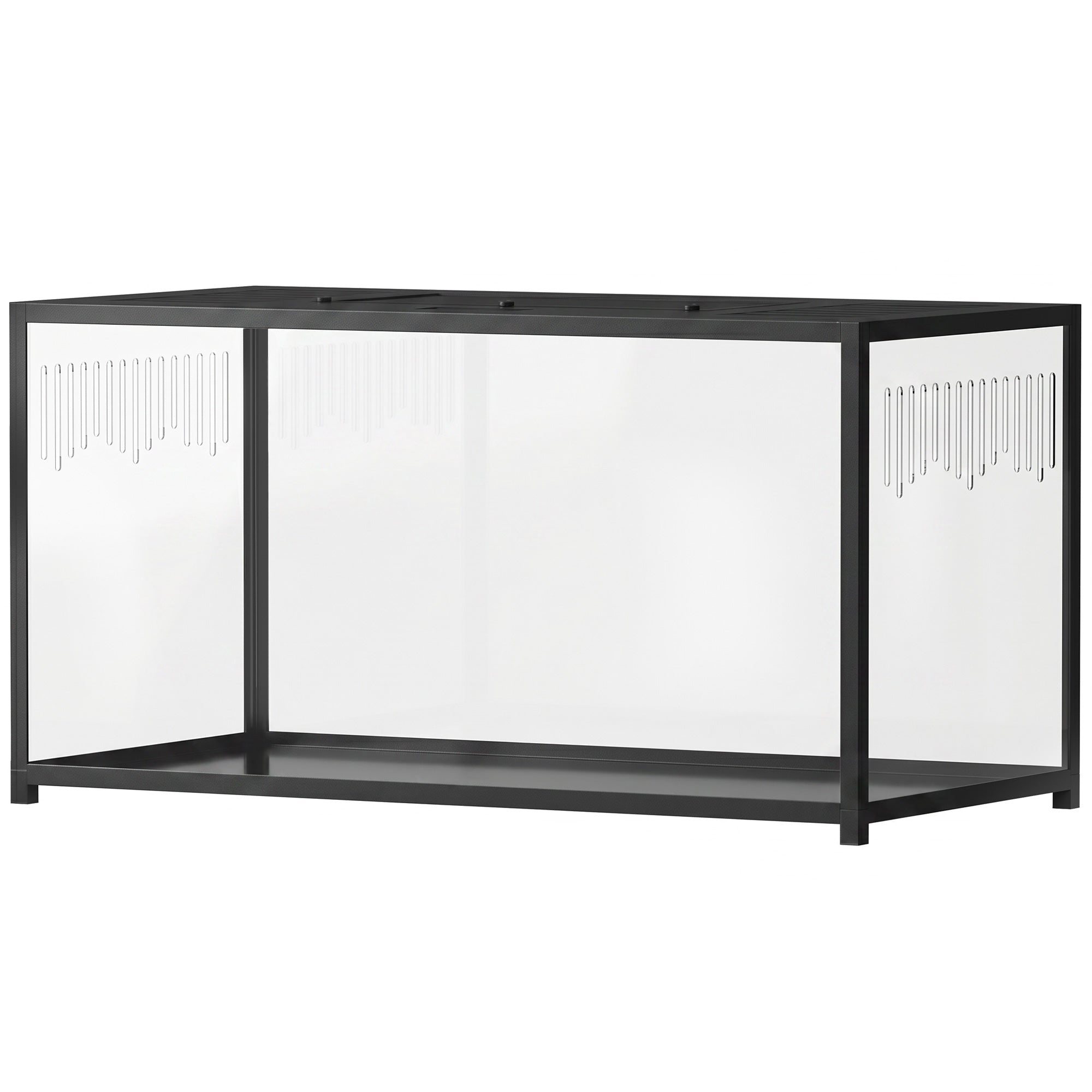pawhut-cage-hamster-m-tal-anti-rongement-100-x-50-x-52-5-cm-noire image 2