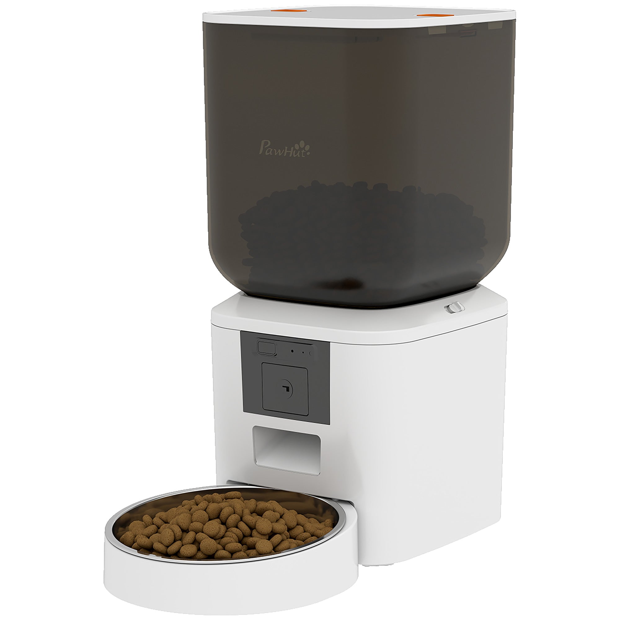 pawhut-distributeur-croquettes-chat-automatique-8l-avec-cam-ra-et-audio image 2