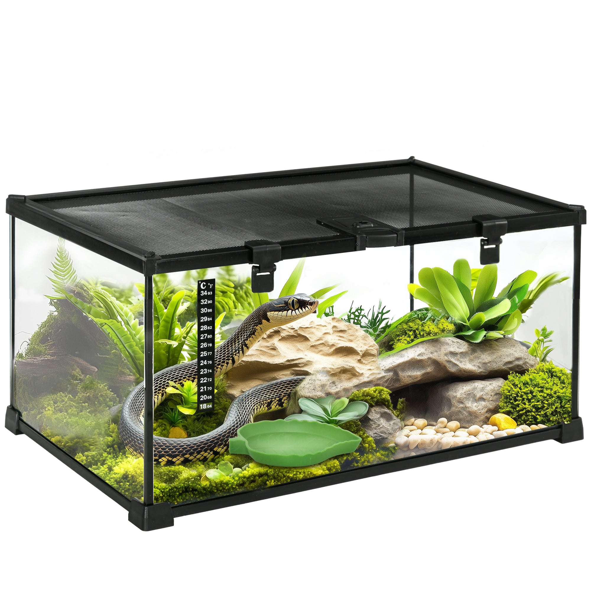 pawhut-terrarium-reptile-en-verre-50-x-30-x-25-cm-avec-thermom-tre-moyen image 1