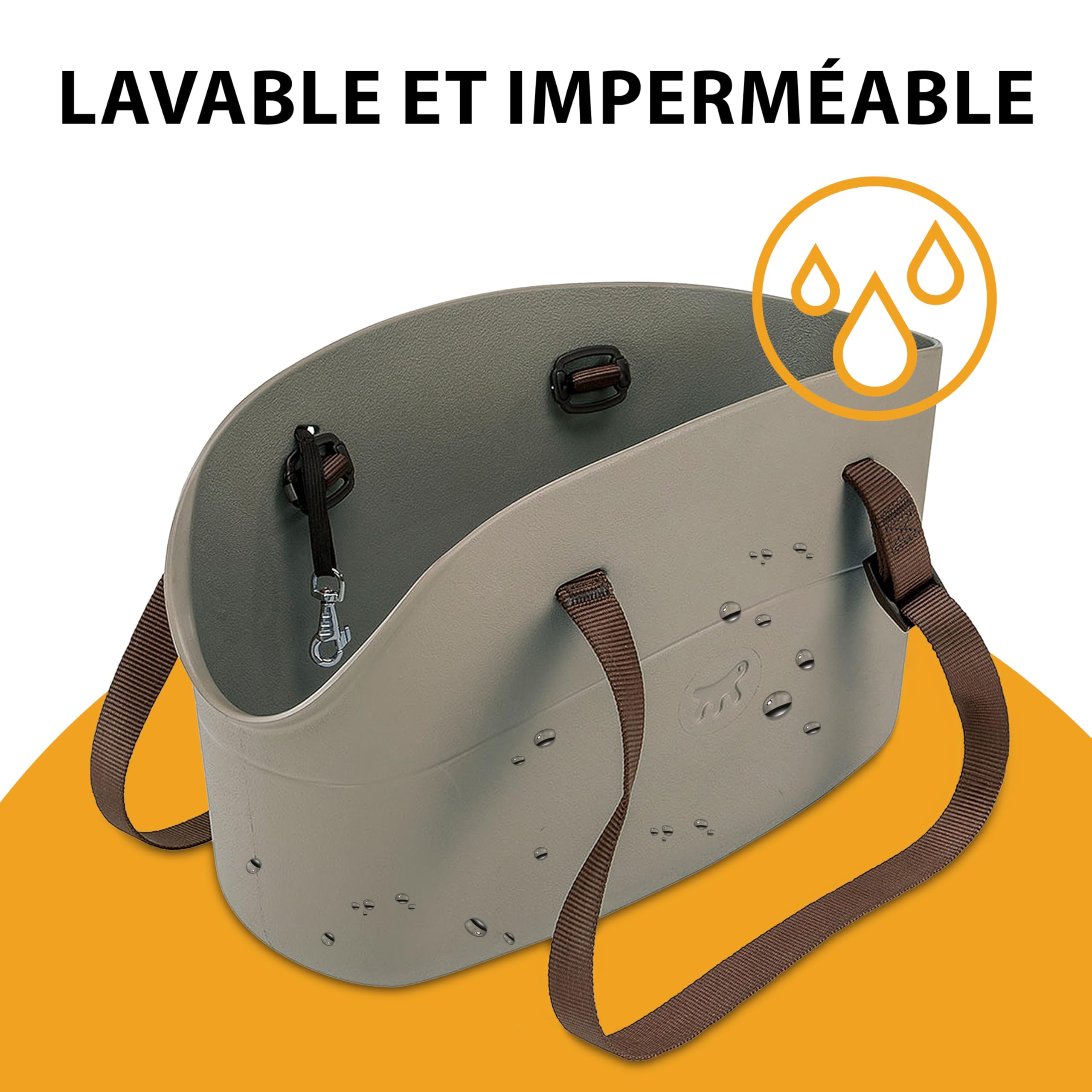 ferplast-with-me-small-sac-transport-chien-eva-taupe-14-x-35-x-h-22-cm image 7