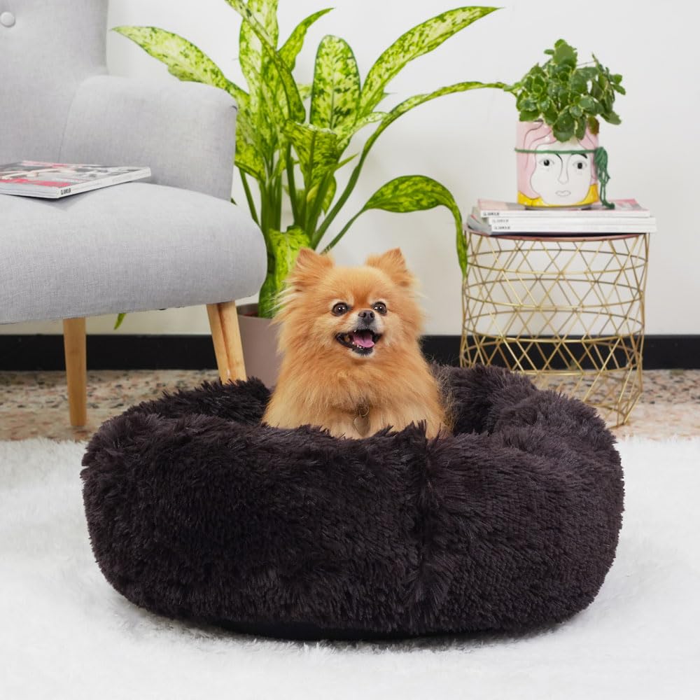 ferplast-cuddly-60-lit-donut-pour-chien-et-chat-marron-diam-60-x-h-14-cm image 4