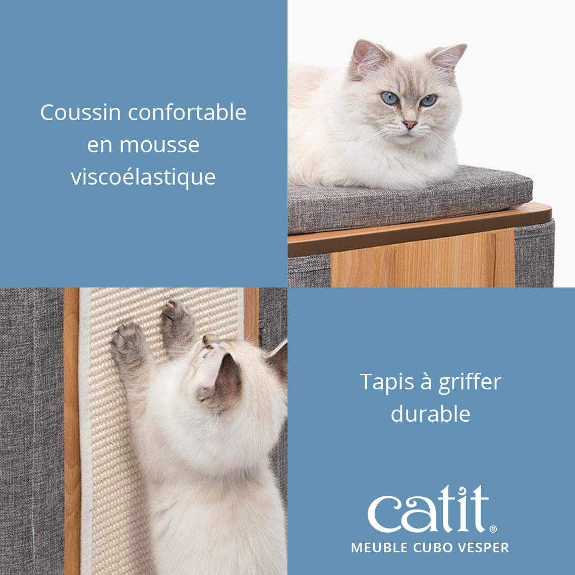 catit-vesper-cubo-meuble-pour-chat-pierre image 5