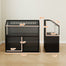 pawhut-cage-hamster-avec-meuble-de-rangement-panneaux-acryliques-noire image 4