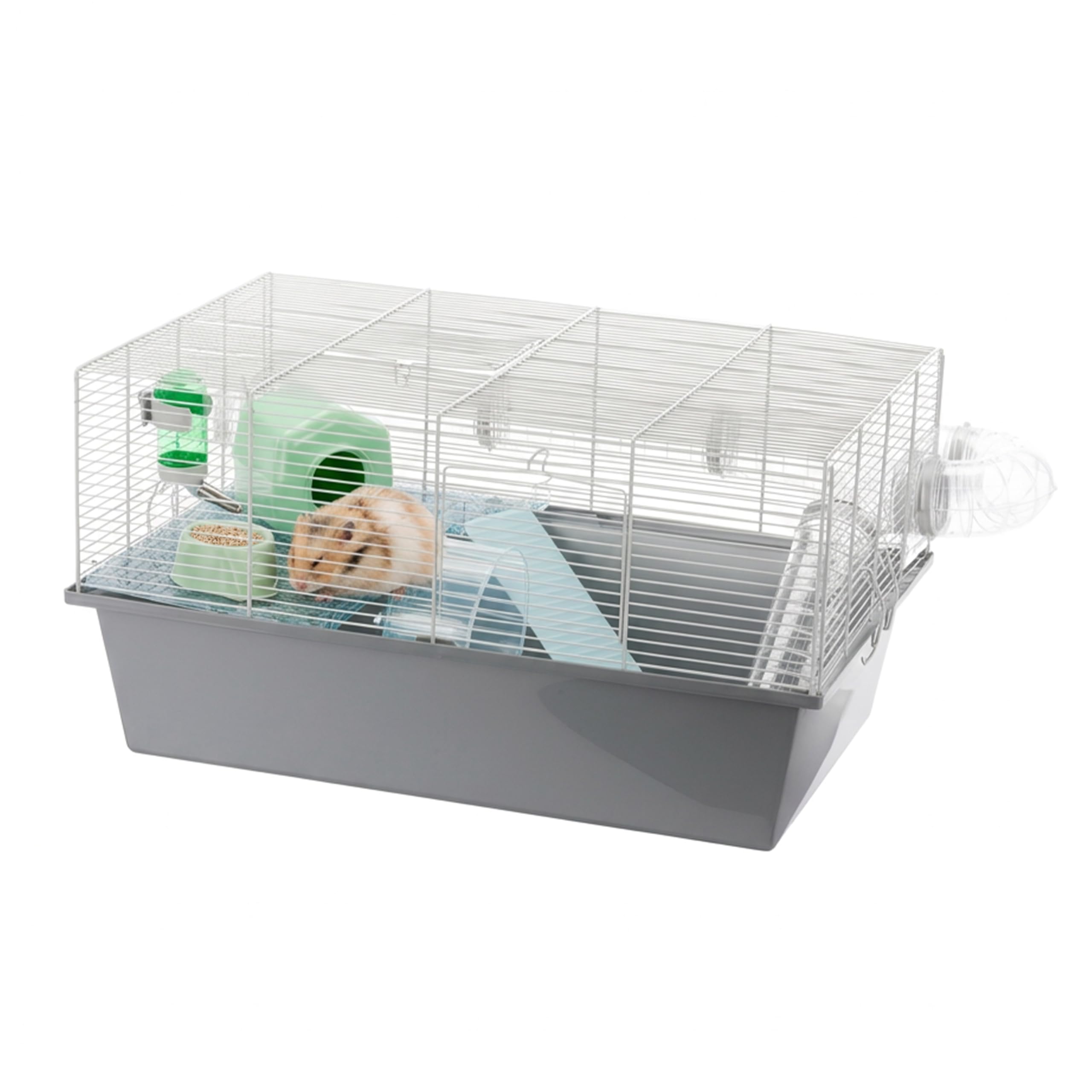 ferplast-milos-large-cage-pour-hamsters-souris-et-gerbilles-avec-tunnels image 1