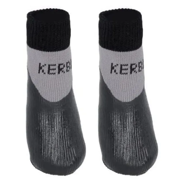 kerbl-susi-chaussettes-pour-chien-noires-taille-m-lot-de-2-antid-rapantes image 1