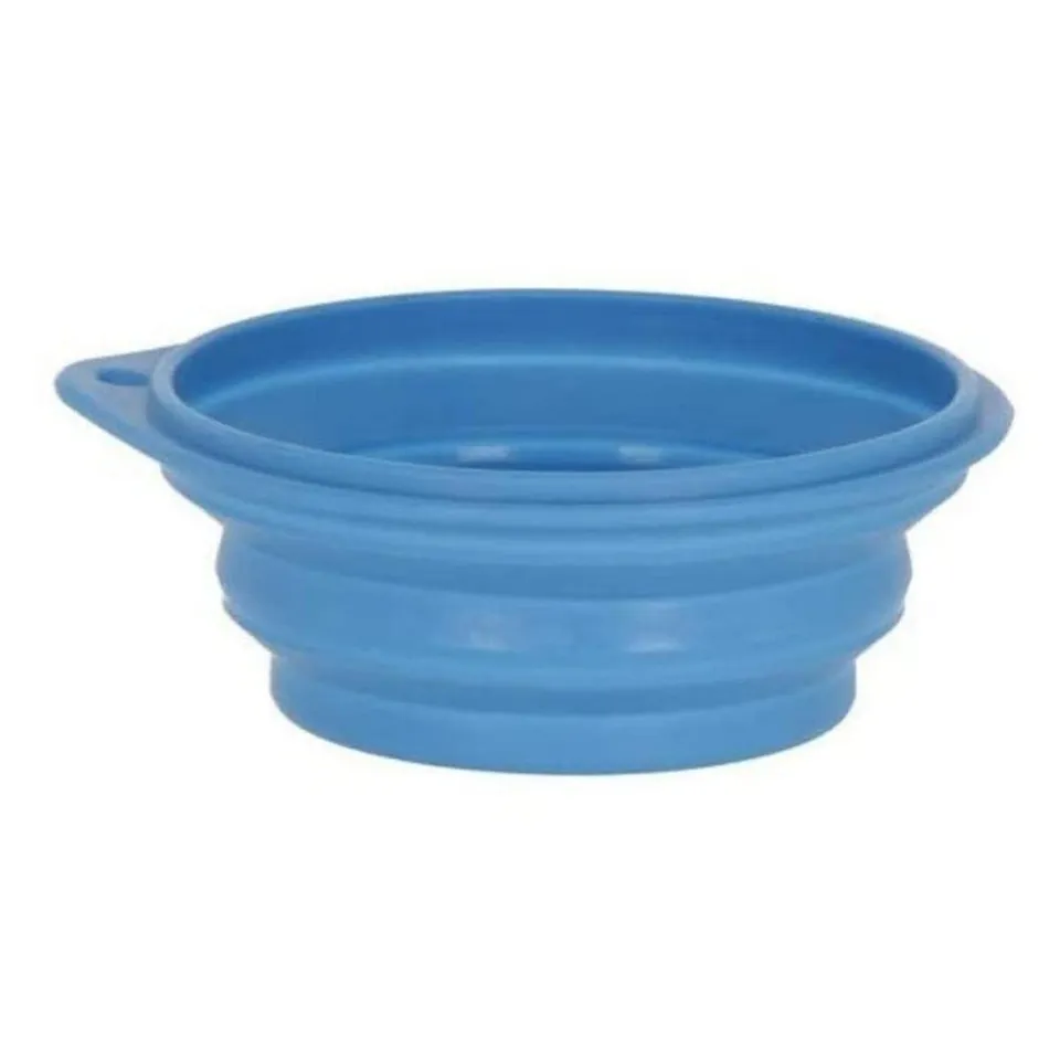 kerbl-pet-gamelle-de-voyage-silicone-bleu-250-ml image 1