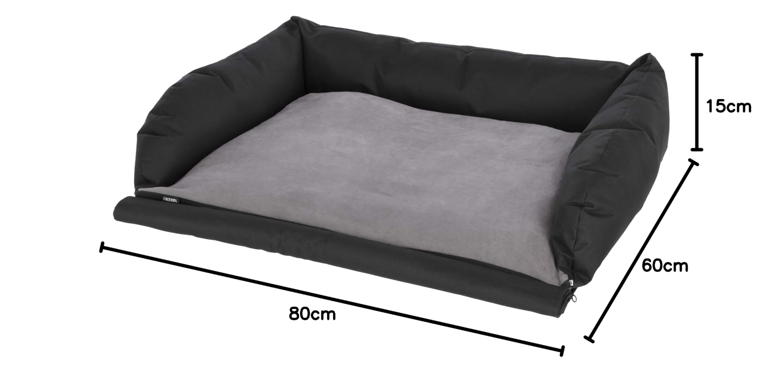 kerbl-coussin-de-coffre-voiture-gris-noir-80-x-60-cm image 6