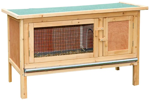 kerbl-abri-rongeurs-fred-100x45x62-cm-avec-bac-zingu image 1