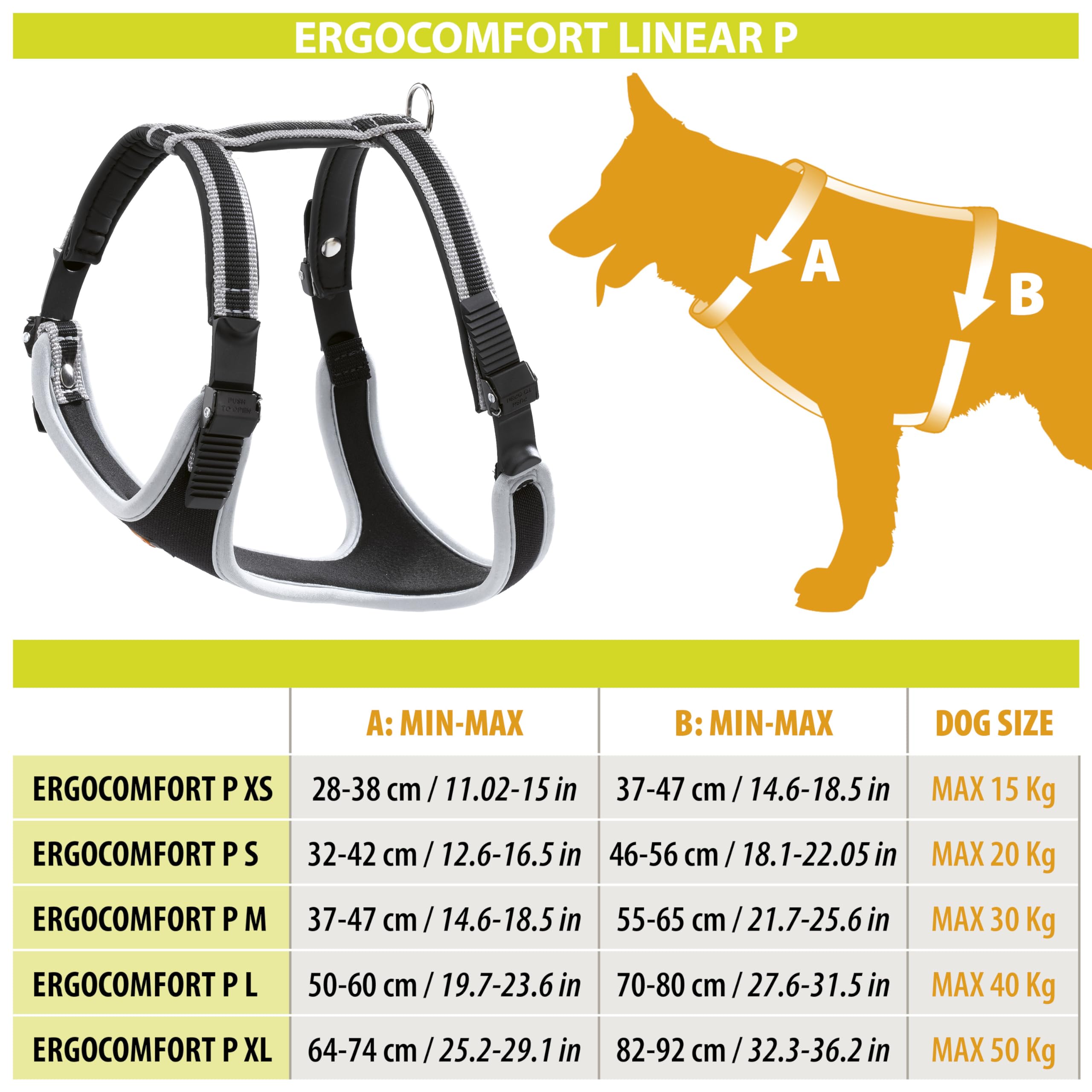 ferplast-ergocomfort-harnais-petit-chien-xs-argent-poids-max-15-kg image 6
