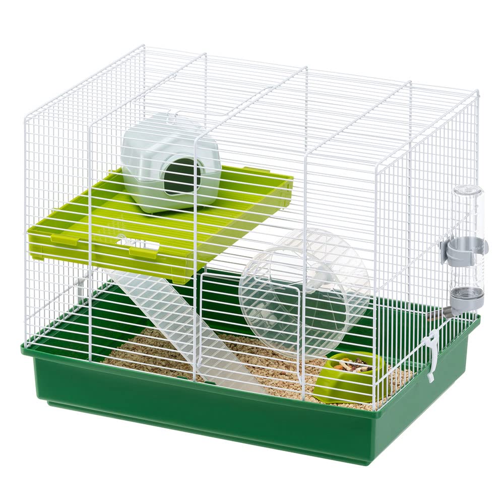 ferplast-hamster-duo-cage-hamster-2-tages-46-x-29-x-h-37-5-cm-avec-accessoires image 1