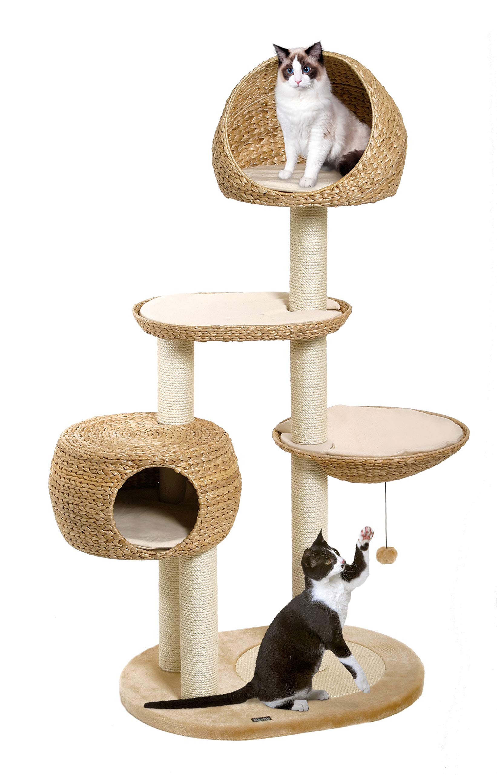 karlie-flamingo-banana-leaf-iii-arbre-chat-beige-103-x-58-x-158-cm image 8