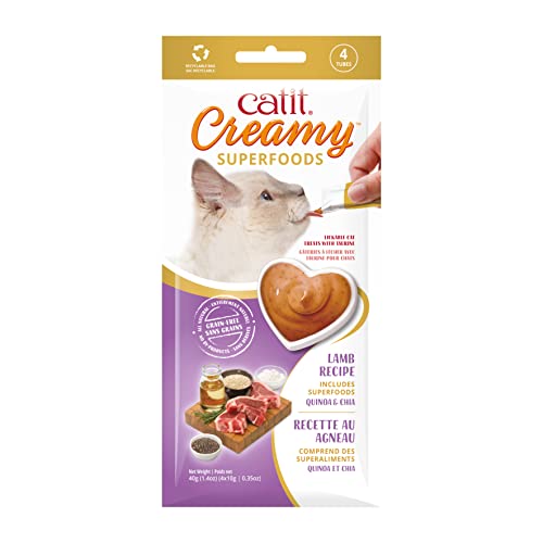 catit-creamy-superfood-pour-chats-agneau-quinoa-et-chia-4-x-10-g image 3