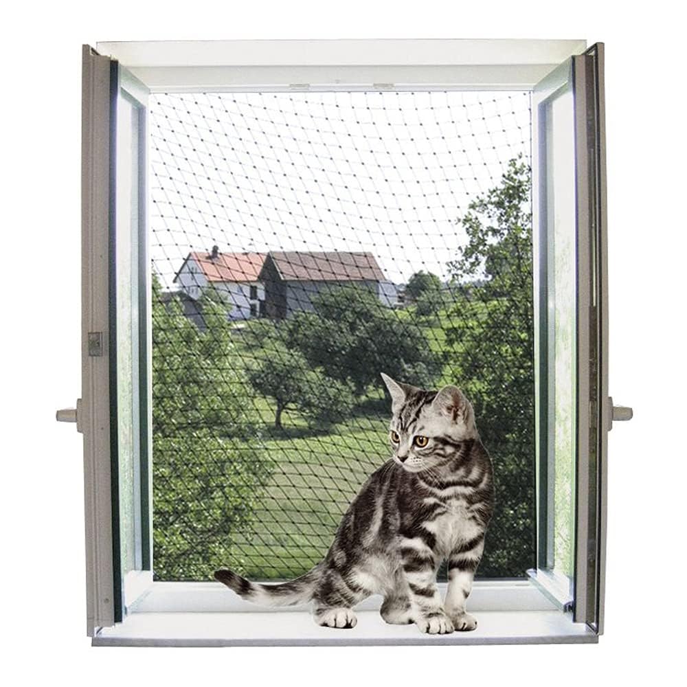 kerbl-filet-de-protection-pour-chat-2-x-3-m-transparent image 4