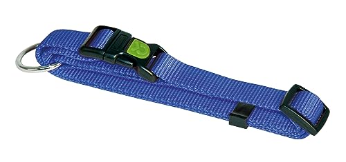 kerbl-pet-collier-chien-miami-bleu-nylon-25-mm-r-glable-45-65-cm image 2