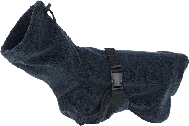 kerbl-pet-peignoir-pour-chien-en-microfibre-bleu-taille-l-60-cm image 1