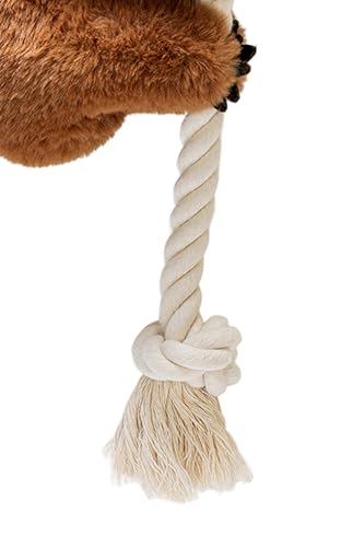 karlie-jouet-peluche-chien-paresseux-d-escalade-marron-40-x-18-cm-avec-squeaker image 7
