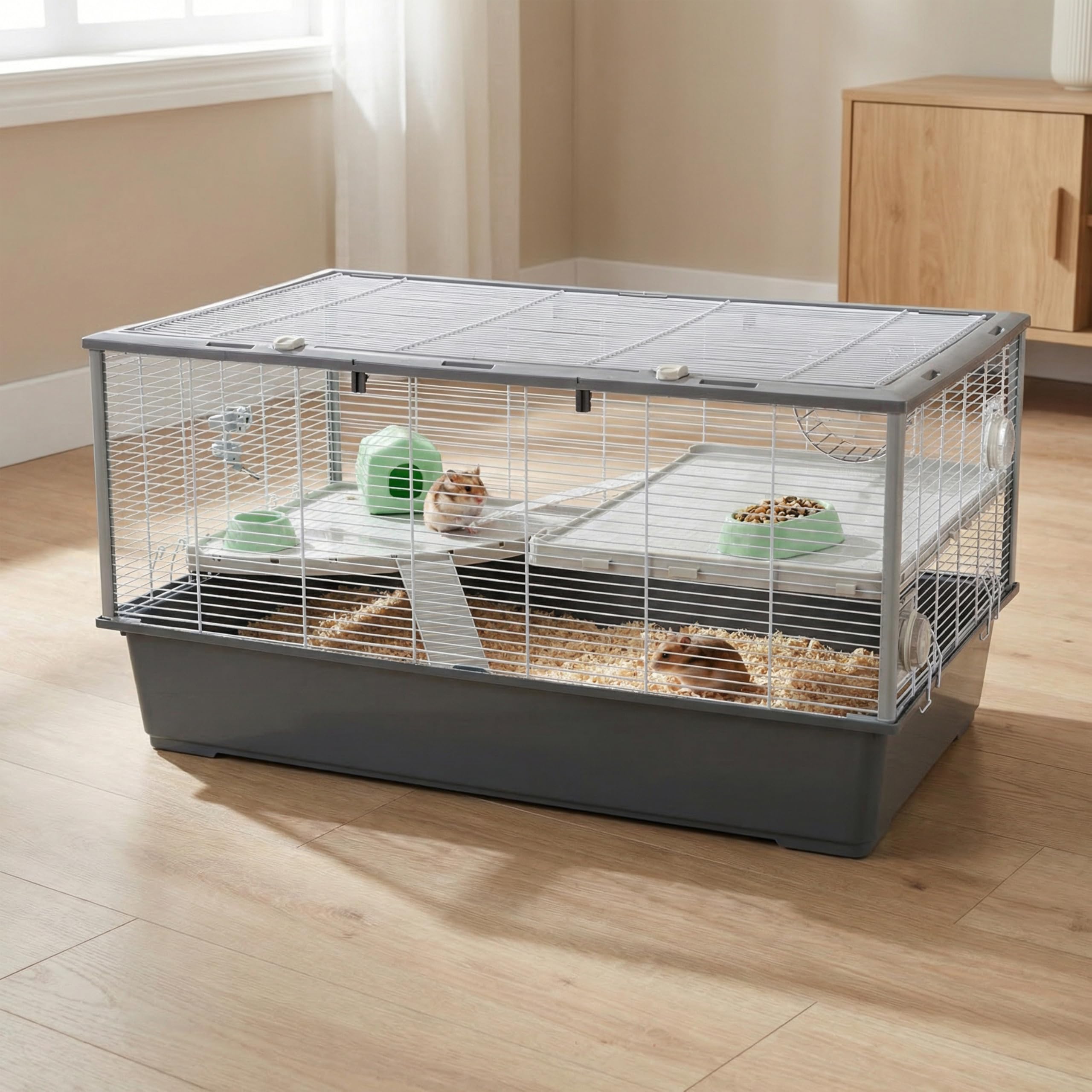 ferplast-criceti-100-cage-hamster-95-x-57-x-50-cm-3-tages-accessoiris-e image 2