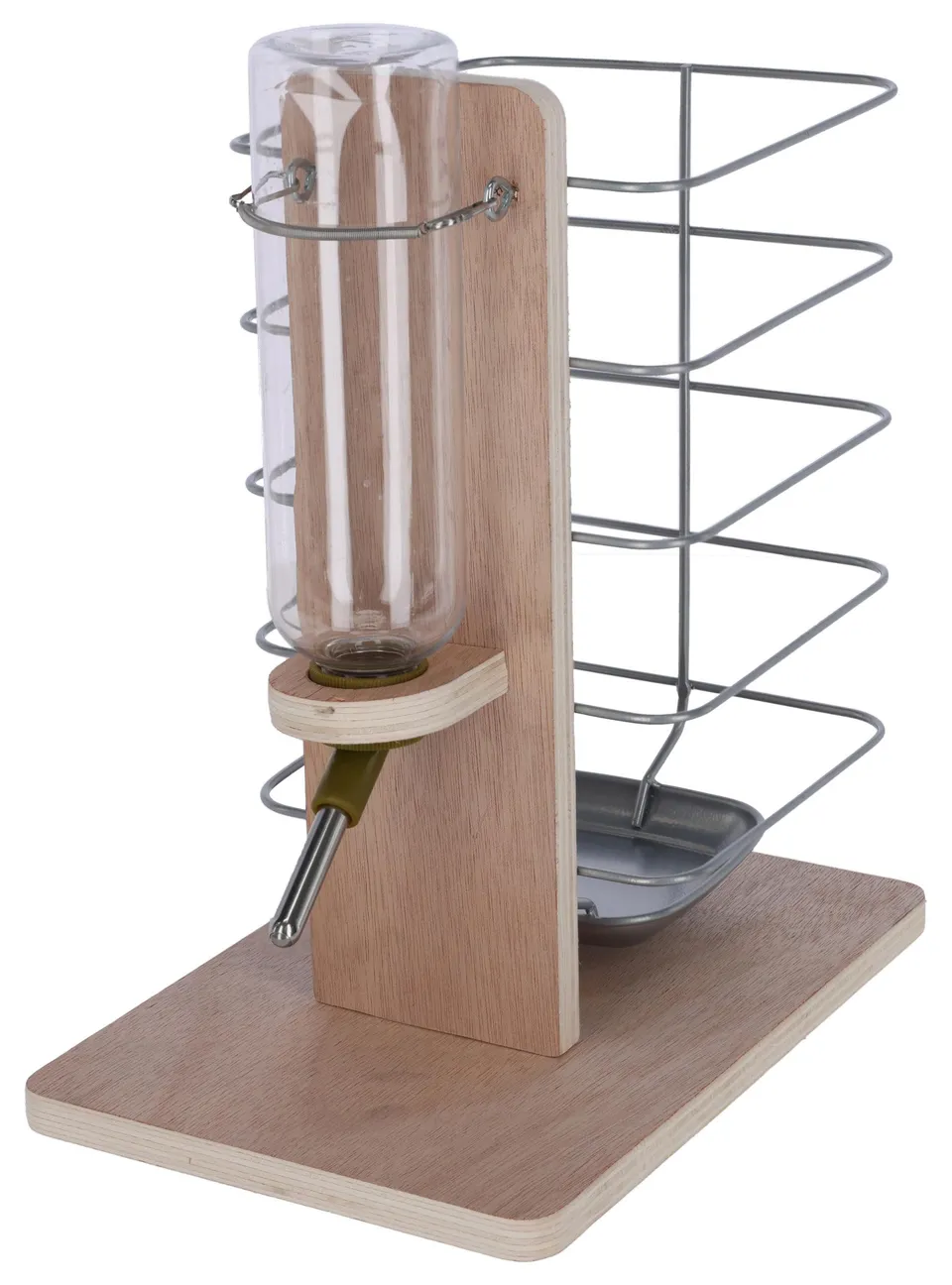 kerbl-pet-station-d-abreuvement-et-d-alimentation-pour-rongeurs-2-en-1-r-telier- image 1
