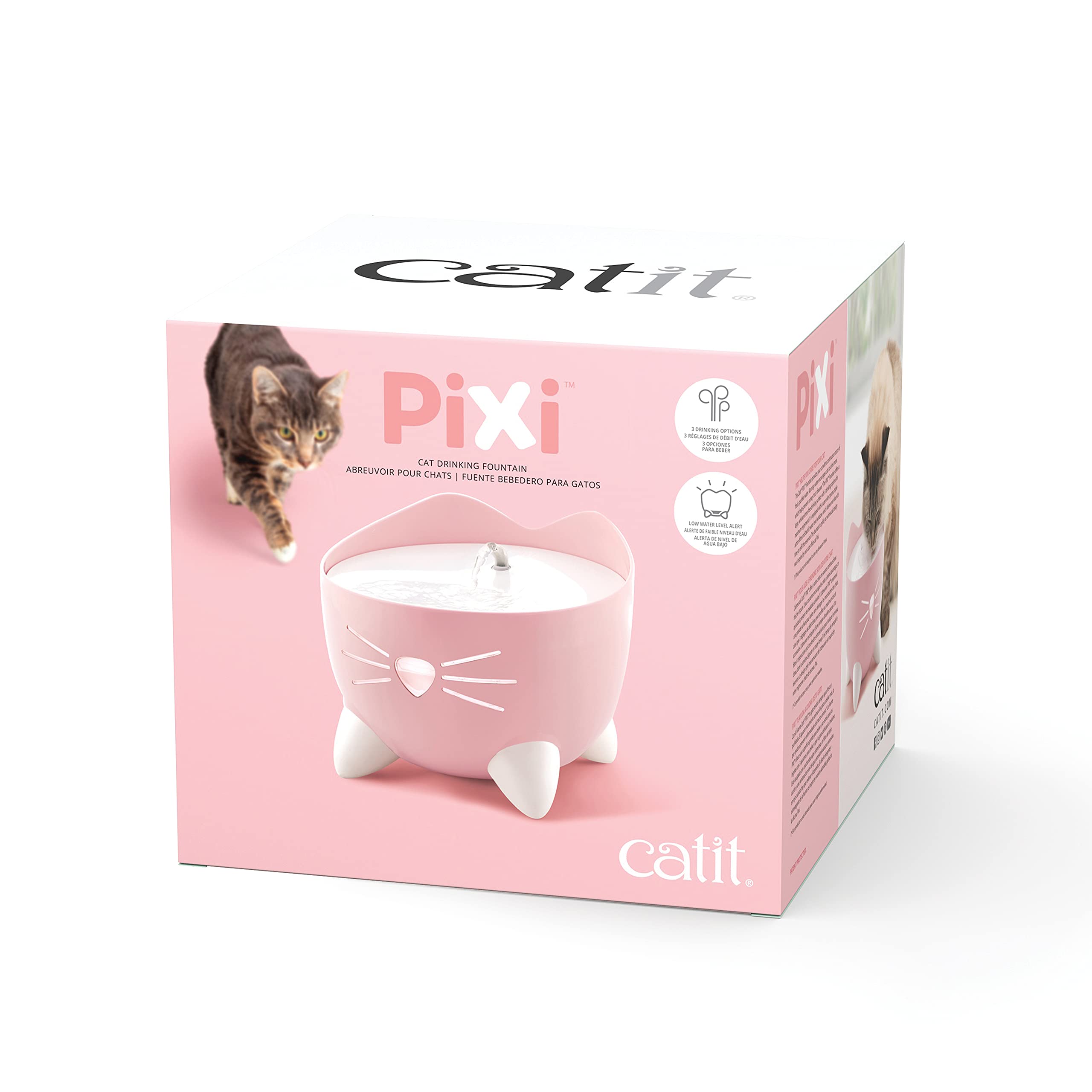 catit-pixi-fontaine-eau-pour-chat-2-5-l-rose image 7