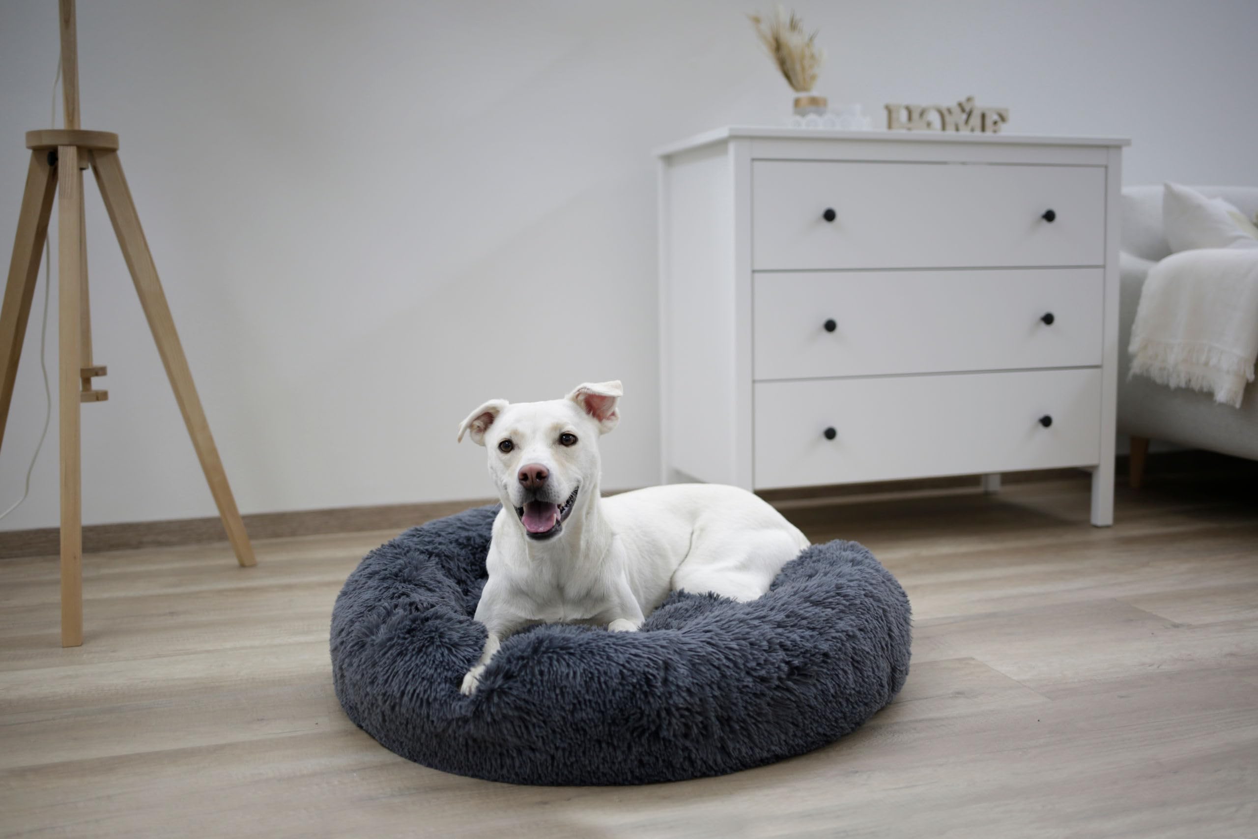 kerbl-fluffy-corbeille-donut-pour-chien-et-chat-gris-60x18cm image 3