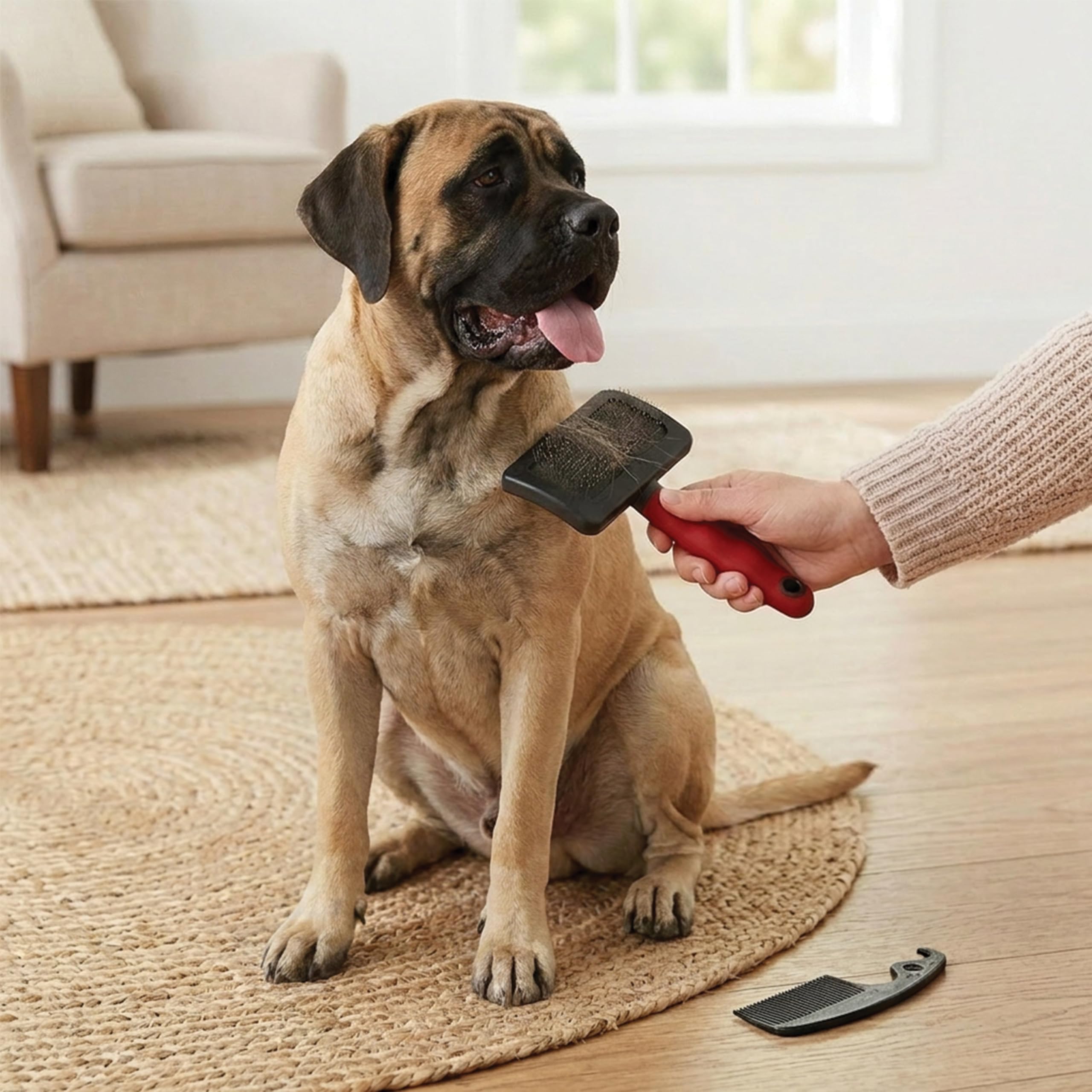 ferplast-gro-5946-large-brosse-pour-chiens-et-chats-poil-moyen-et-long-16-5-cm-r image 2