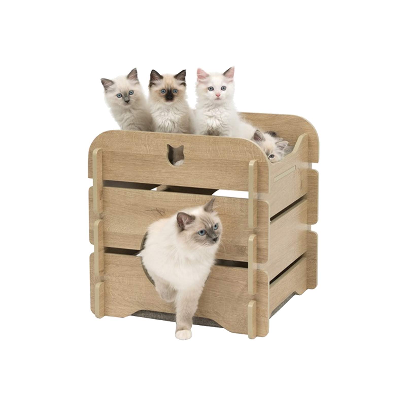 catit-vesper-cottage-52112-meuble-pour-chat-2-tages-ch-ne image 3