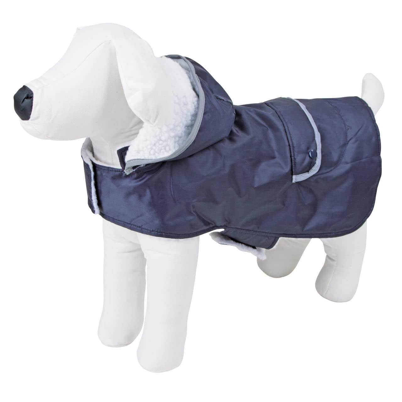 kerbl-pet-manteau-chaud-pour-chien-teddy-48-cm-avec-bandes-r-fl-chissantes image 6