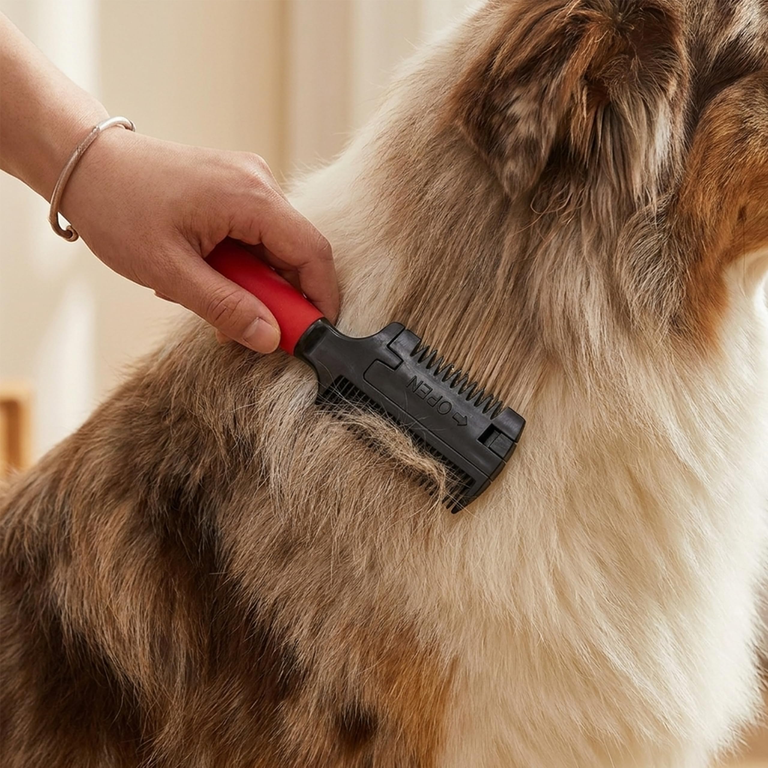 ferplast-peigne-chien-chat-double-avec-lame-gro-5991 image 2