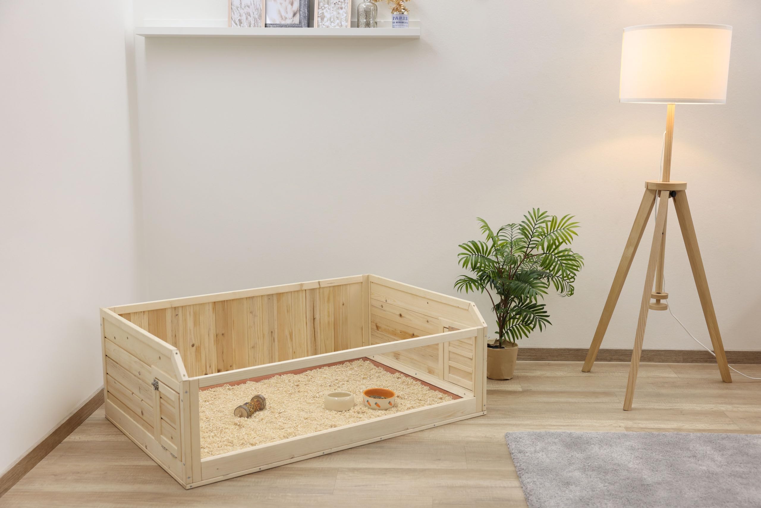kerbl-pet-enclos-d-int-rieur-pour-petits-animaux-113-5-x-75-5-x-40-cm-bois-plexi image 4