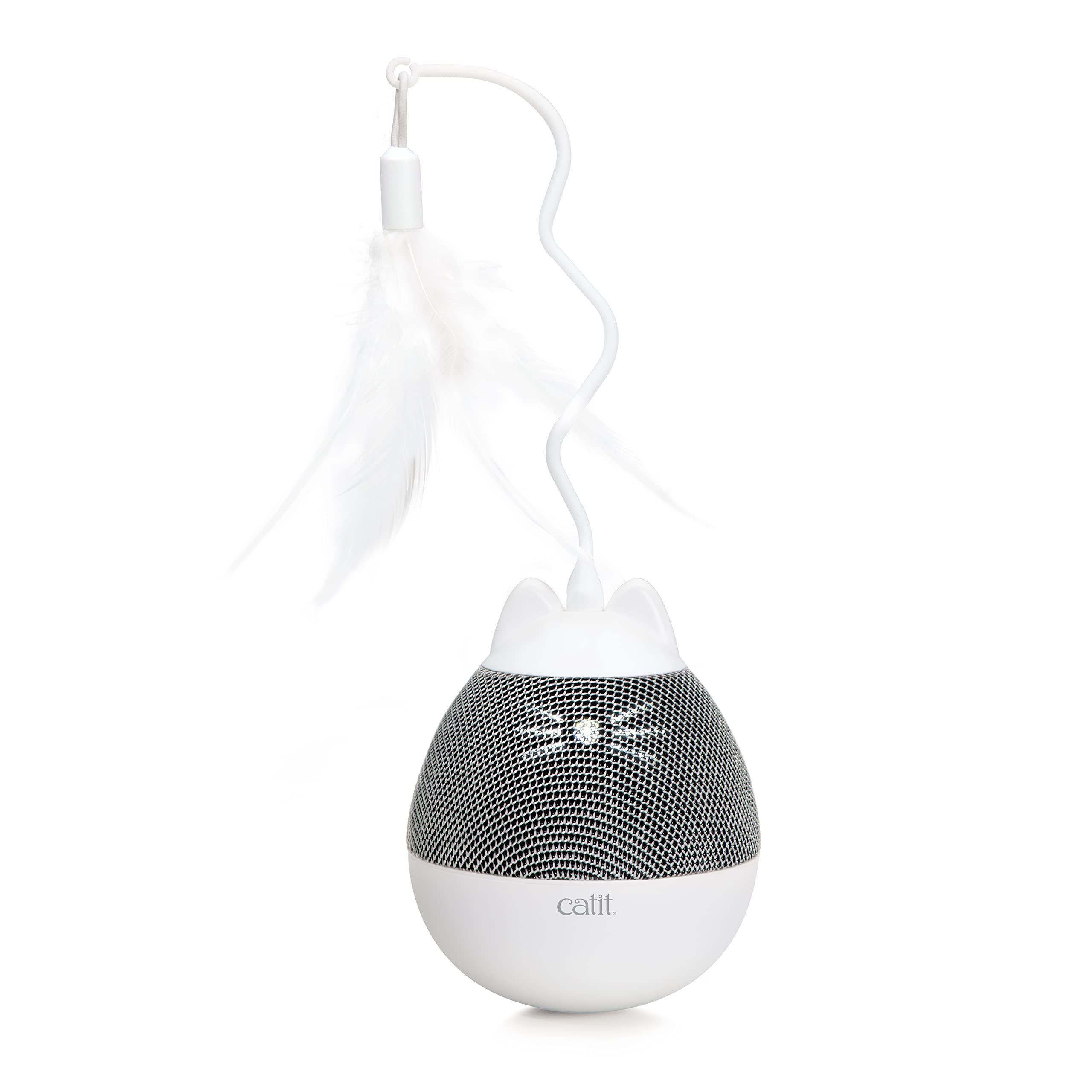 catit-pixi-spinner-jouet-pour-chat-gris-lectronique-friandises image 1