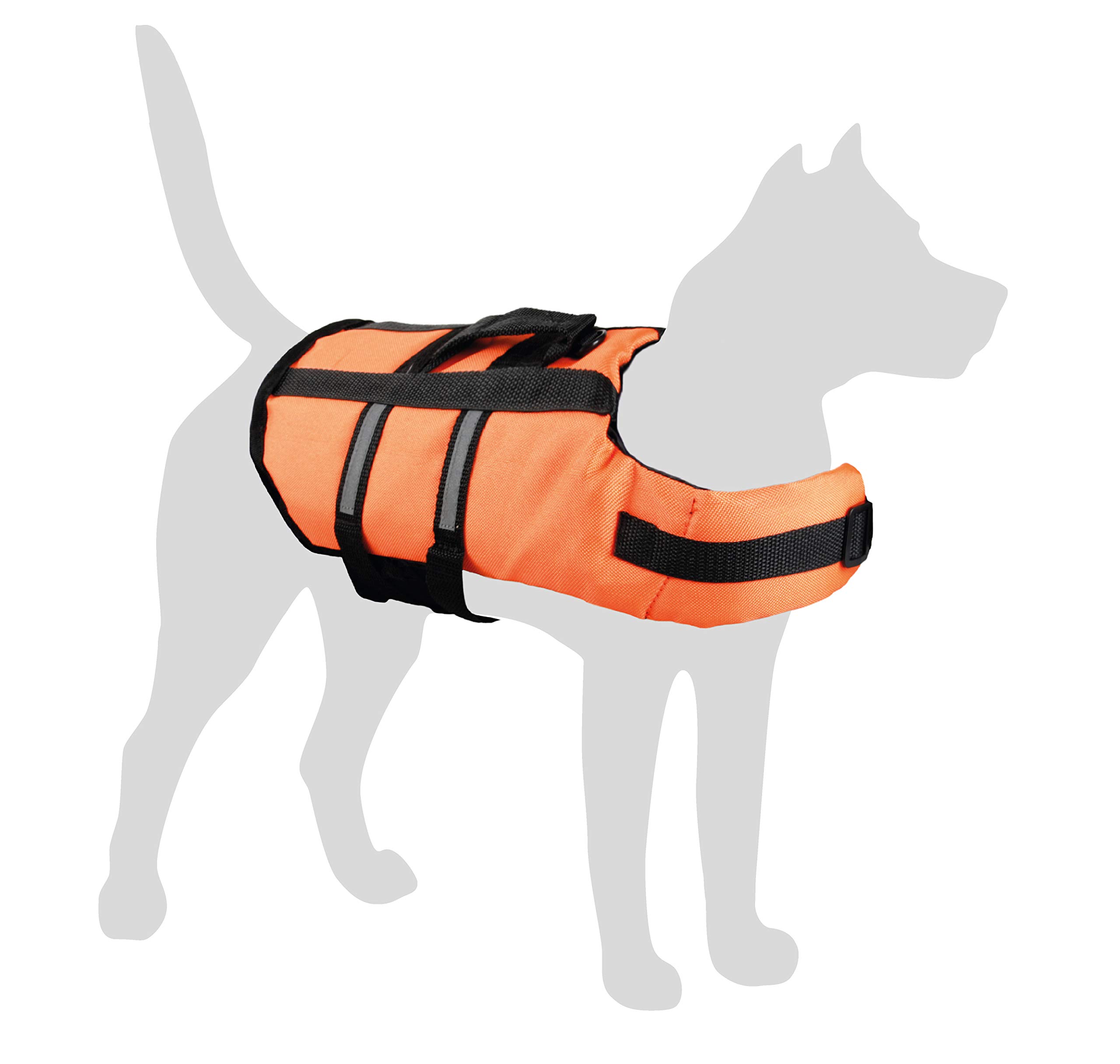 karlie-aqua-top-503057-gilet-de-sauvetage-pour-chien-orange-taille-xs image 1